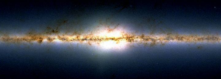 An infra-red picture of the Milky Way