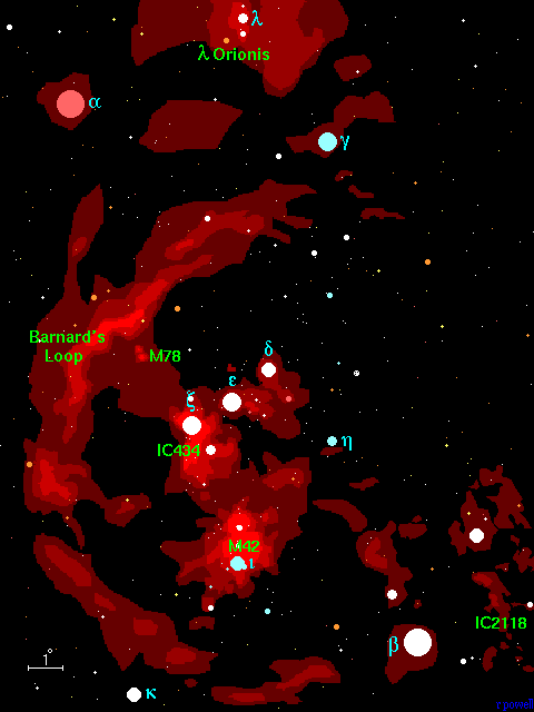 Nebulae in Orion