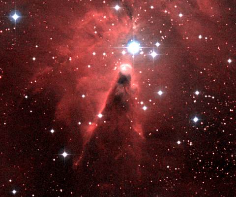 Resultado de imagen de La Nebulosa del cono (tambiÃ©n conocida como NGC 2264)