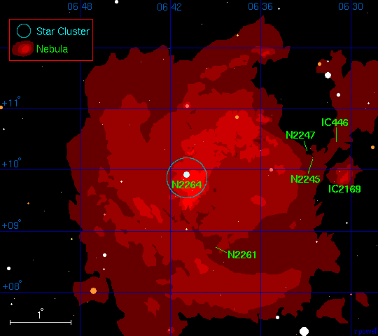 A map of the Cone nebula