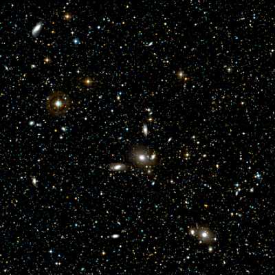 The Antlia cluster - from the Digitized Sky Survey
